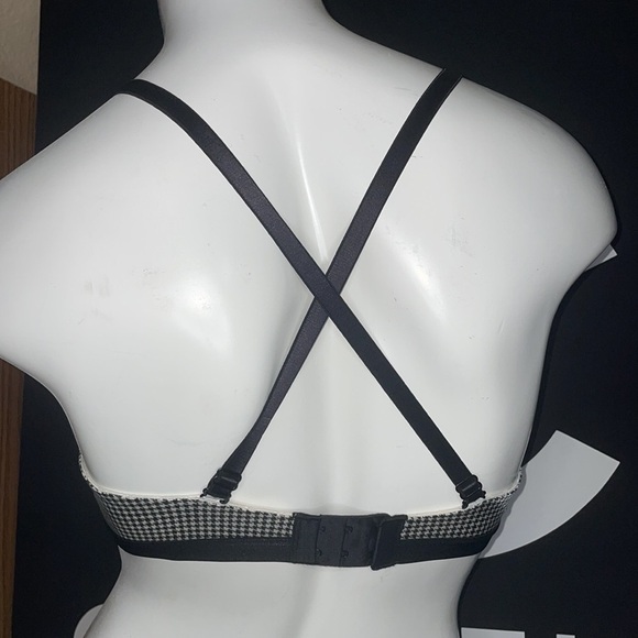 Victoria’s Secret Houndstooth Bombshell Bra Add 2 Cup Sizes 36C VS L Panties 💕 - Picture 15 of 16